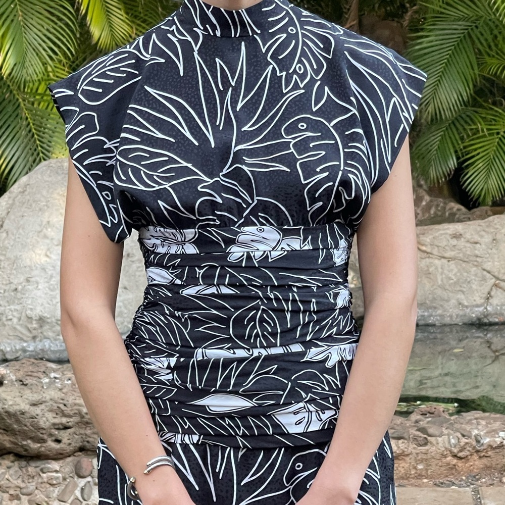 Floral mini dress